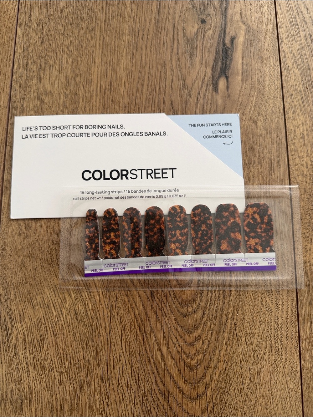 Color Street Nail Strips - Guilded Tortoise